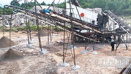 環(huán)保型移動制砂機(jī)，進(jìn)去的是物料，出來的是鈔票