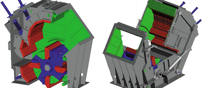 反擊式破碎機結(jié)構(gòu)圖