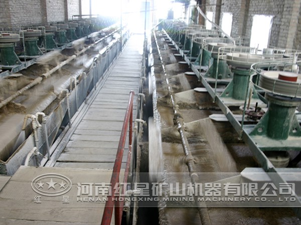 錳礦選礦工藝現(xiàn)場(chǎng)