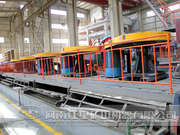稀土礦浮選機生產(chǎn)現(xiàn)場