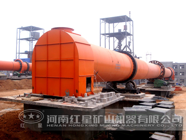 稀土回轉(zhuǎn)窯生產(chǎn)現(xiàn)場