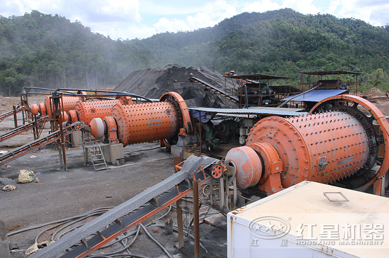 大型磨粉生產(chǎn)現(xiàn)場(chǎng)配置多臺(tái)棒磨機(jī)：山東客戶(hù)