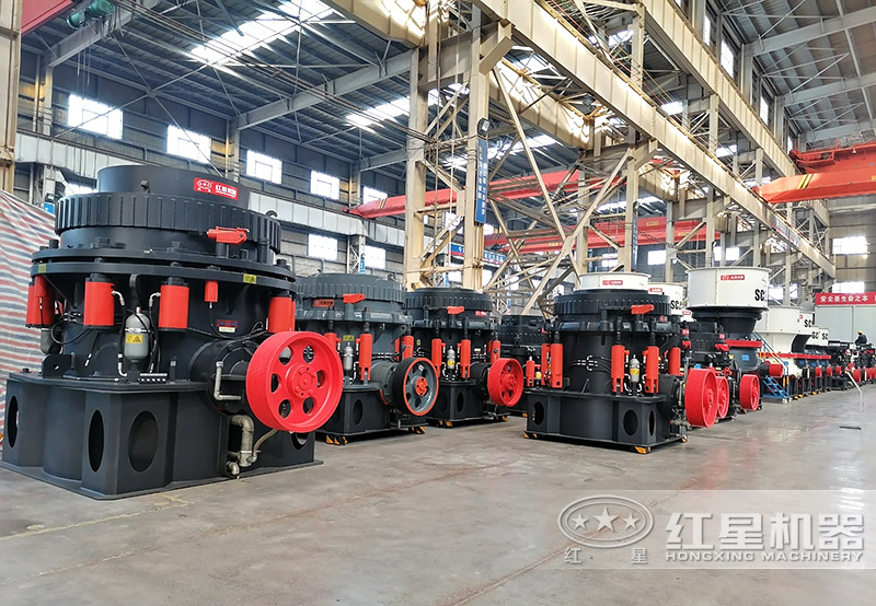 圓錐破碎機(jī)適合硬料破碎，產(chǎn)量大