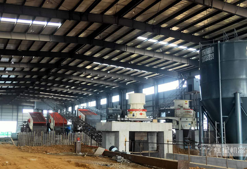 生產(chǎn)機制砂設(shè)備客戶安裝現(xiàn)場