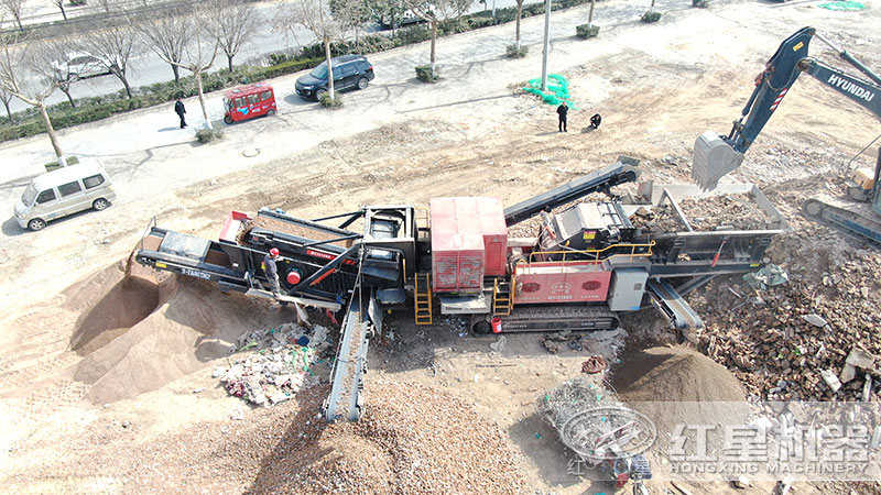 一套建筑垃圾制沙設(shè)備有哪些，配置下來多少錢（帶現(xiàn)場視頻）