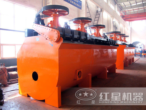 金紅石浮選機(jī)生產(chǎn)車間