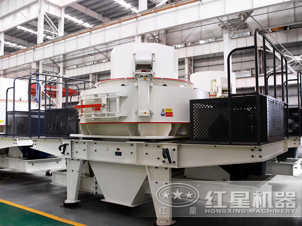 紅星石英巖制砂機側(cè)面實拍圖