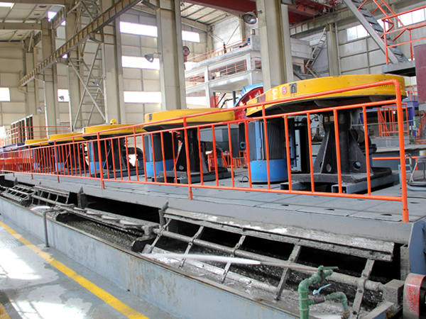 金礦浮選機(jī)現(xiàn)場(chǎng)