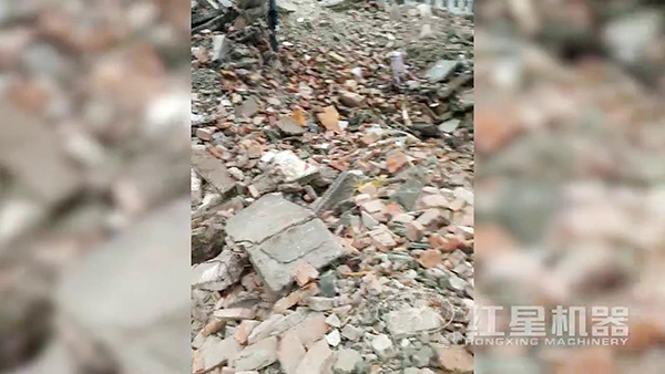 建筑垃圾現(xiàn)場實拍