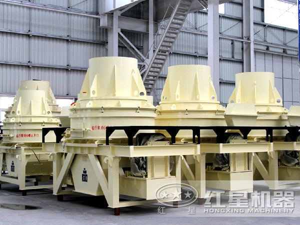 重晶石制砂機生產(chǎn)車間實拍圖