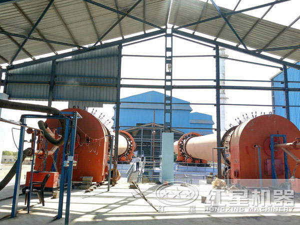 赤鐵礦回轉(zhuǎn)窯工作現(xiàn)場實拍