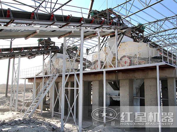 砂石生產線現(xiàn)場實拍