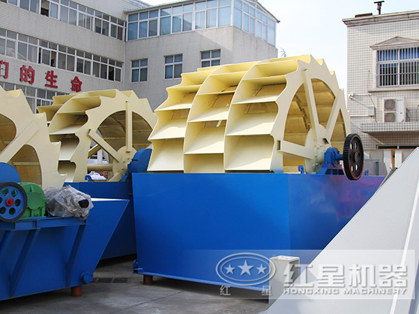 制砂線設備——洗砂機展示