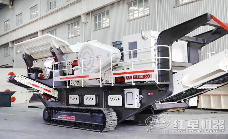 履帶式流動石子加工機(jī)