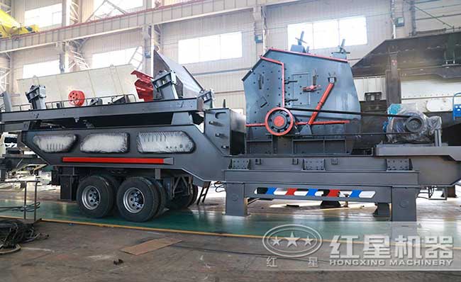 流動(dòng)石子機(jī)車間