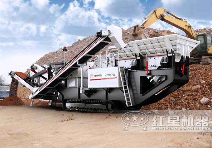 河南鄭州履帶式破碎機(jī)