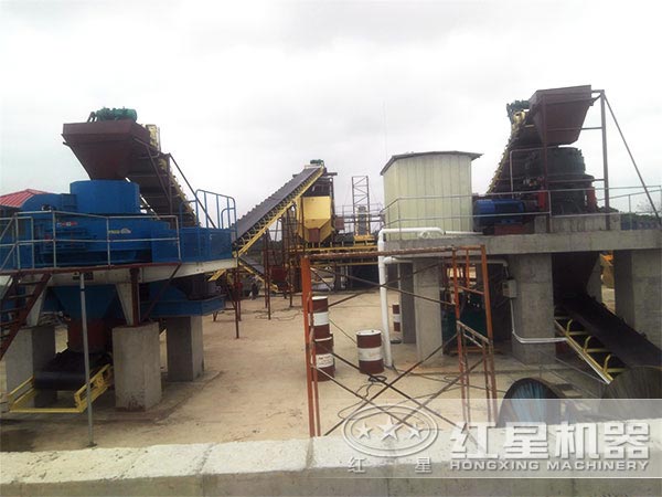 時(shí)產(chǎn)80噸制砂生產(chǎn)線現(xiàn)場(chǎng)實(shí)拍
