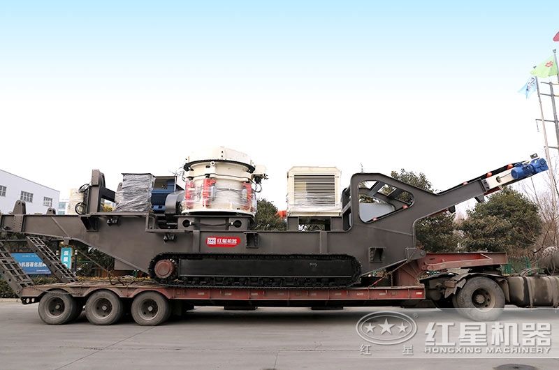 履帶砂石移動破碎站