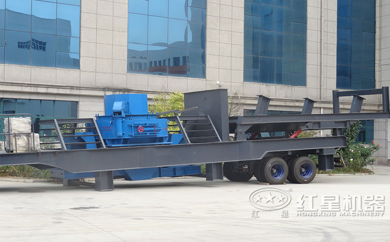 移動打砂機廠區(qū)實拍