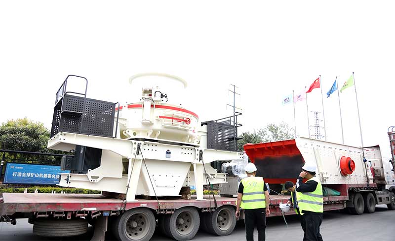 打砂機設備成套發(fā)貨