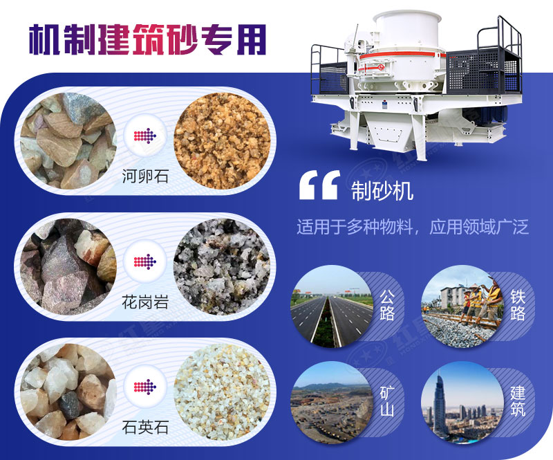 鵝卵石制砂機(jī)用途