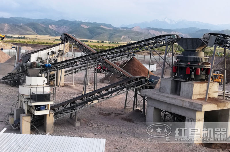 全液壓圓錐破碎機(jī)和VSI制砂機(jī)組合