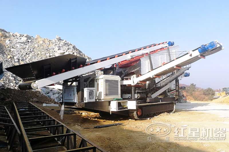 隨走隨停的移動(dòng)破碎站