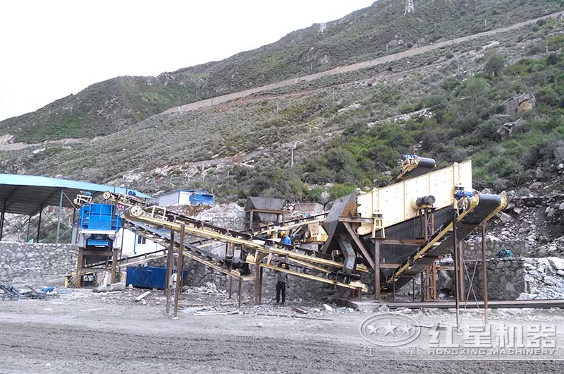 制砂機現(xiàn)場圖