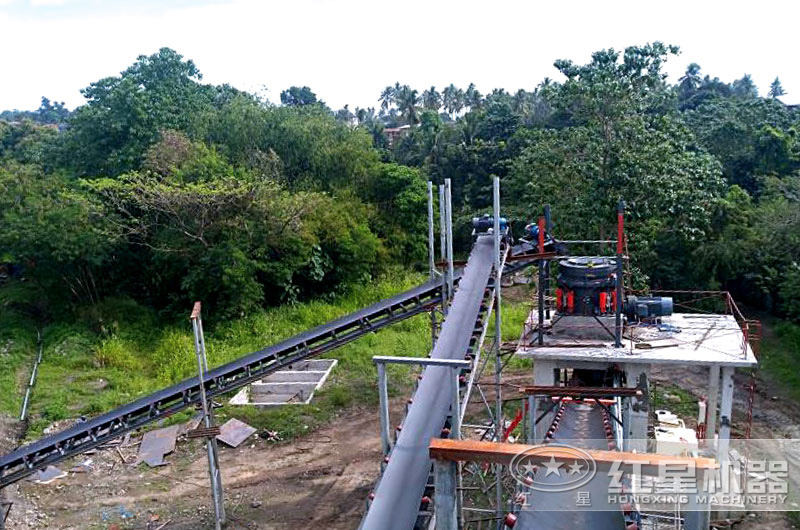 菲律賓石子生產(chǎn)現(xiàn)場實(shí)拍之圓錐破