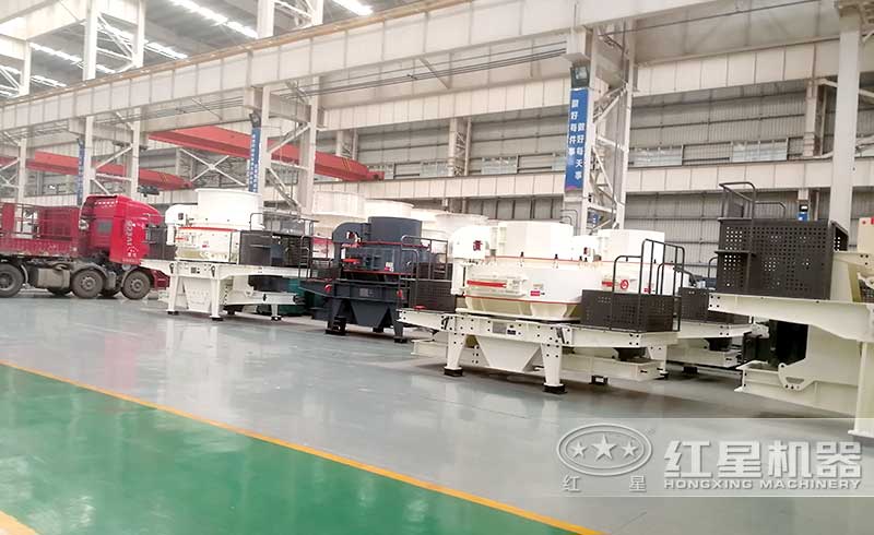 制砂機成品車間設備展示