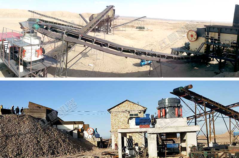 顎破與復(fù)合破搭檔作業(yè)現(xiàn)場(chǎng)