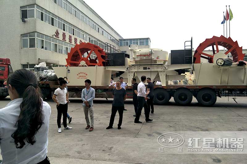 制砂洗沙生產(chǎn)線發(fā)貨