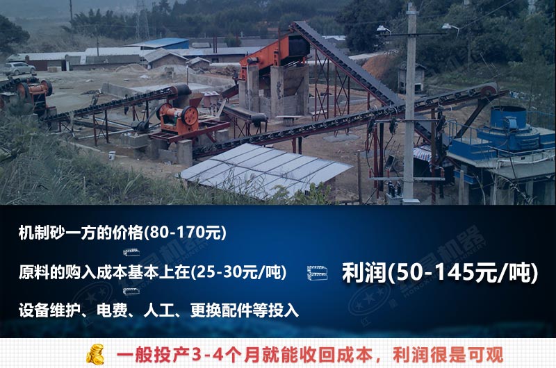 制砂利潤(rùn)收入可觀