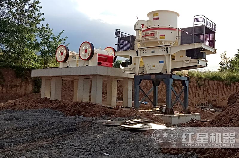 細顎式破碎代替圓錐破與制砂機聯(lián)合使用