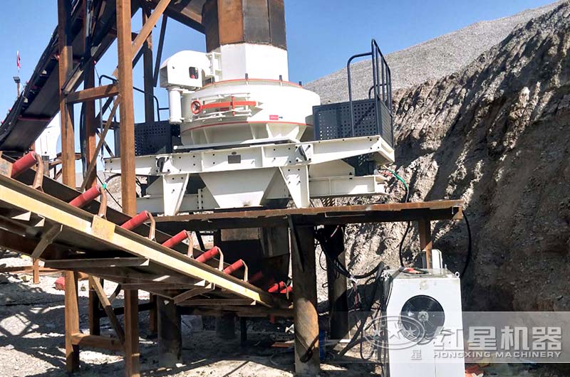 新型vsi制砂機(jī)生產(chǎn)現(xiàn)場