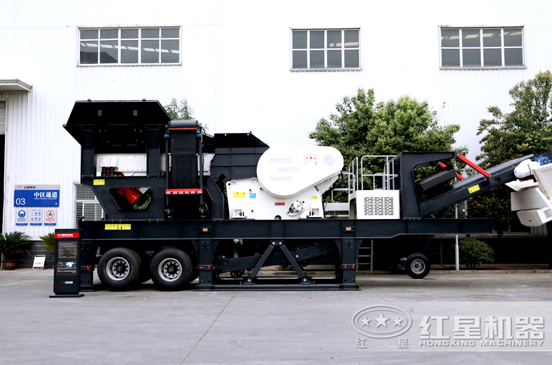 工地建筑垃圾破碎機(jī)時(shí)產(chǎn)200噸現(xiàn)場，輕松實(shí)現(xiàn)變廢為寶