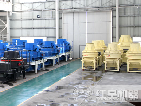鄭州石灰?guī)r制砂機(jī)車(chē)間