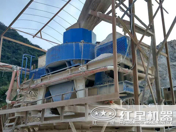 制砂機(jī)現(xiàn)場